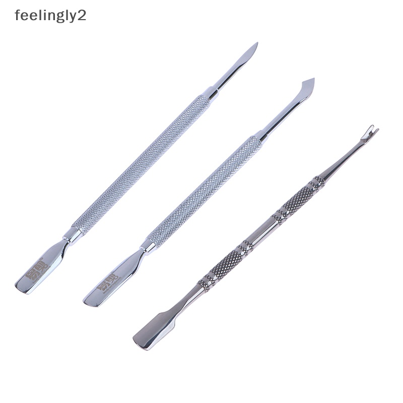 Dụng Cụ Loại Bỏ Da Chết Móng Tay Hai Đầu Bằng Thép Không Gỉ