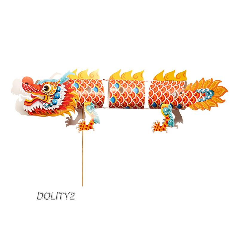 [Dolity2] Lồng Đèn DIY Hình Rồng / Thuyền Đồ Chơi Cho Bé