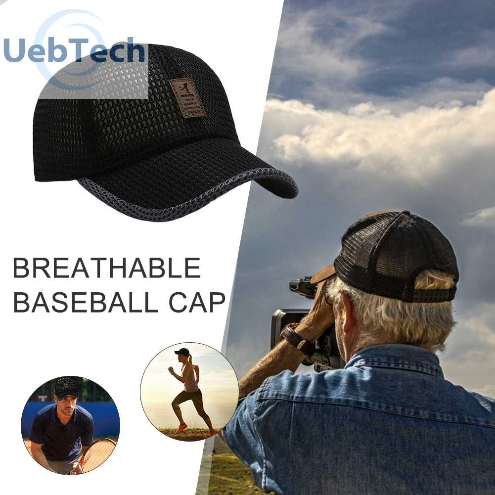 Mũ Lưỡi Trai Phối Lưới Thoáng Khí Thời Trang Mùa Hè Cho Nam Và Nữ