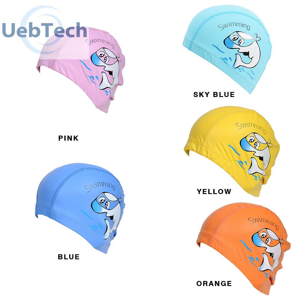Mũ Bơi Chất Liệu PU Mềm Mại Thoải Mái Cho Bé
