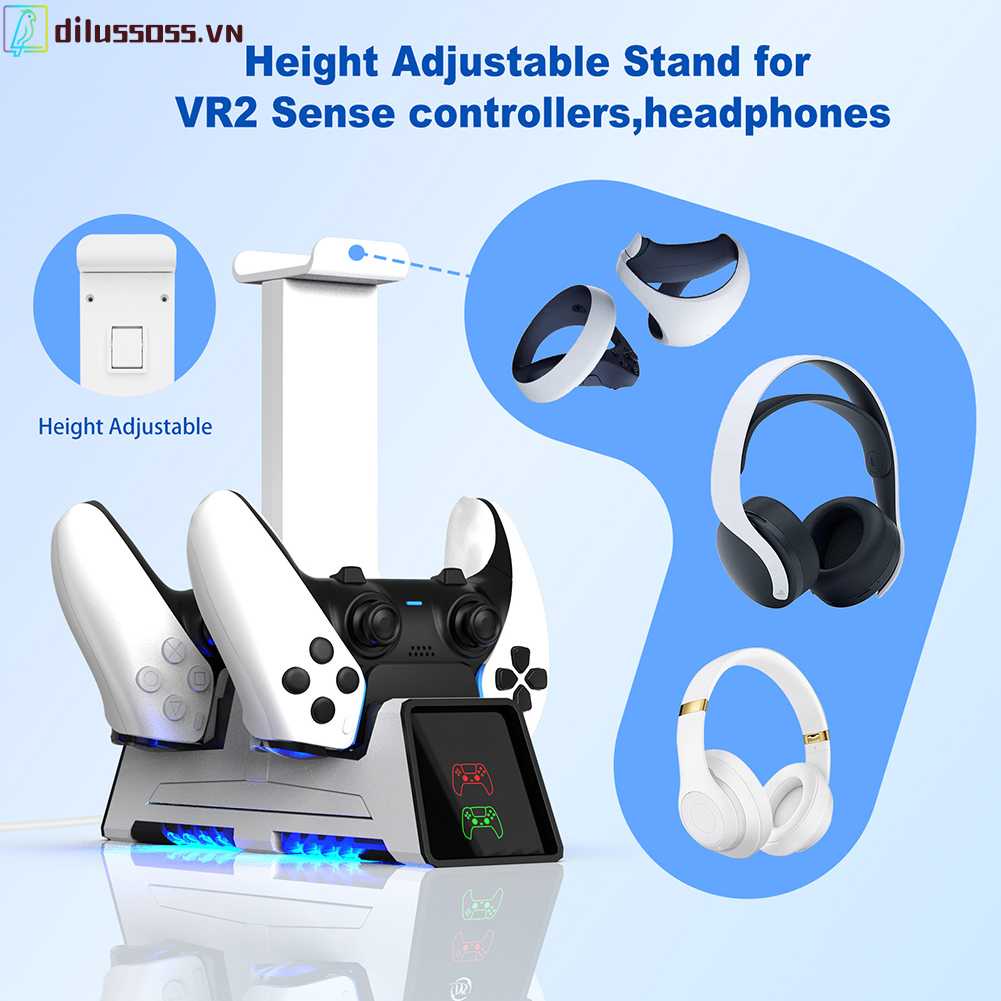 Dock Sạc Nam Châm Cho Máy Chơi Game PS5