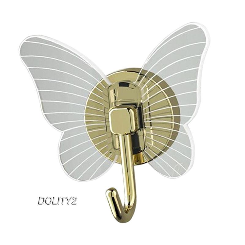 [Dolity2] Móc Dán Tường Tự Dính Hình Bướm Cho Phòng Tắm Phòng Ngủ