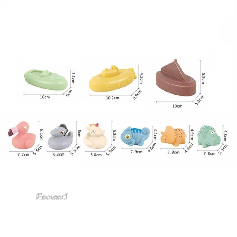 [Fenteer1] Đồ Chơi Động Vật Dễ Thương Cho Bé Chơi Khi Tắm
