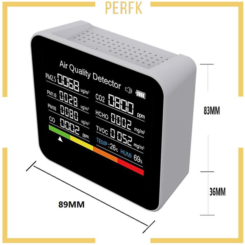 Máy Kiểm Tra Chất Lượng Không Khí 9 Trong 1 Cho Khách Sạn / Xe Hơi / Văn Phòng