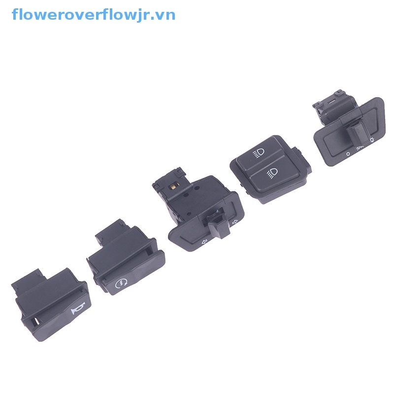 Set 5 Công Tắc Khởi Động Đèn Xi Nhan / Còi Chuyên Dụng Cho Xe Mô Tô