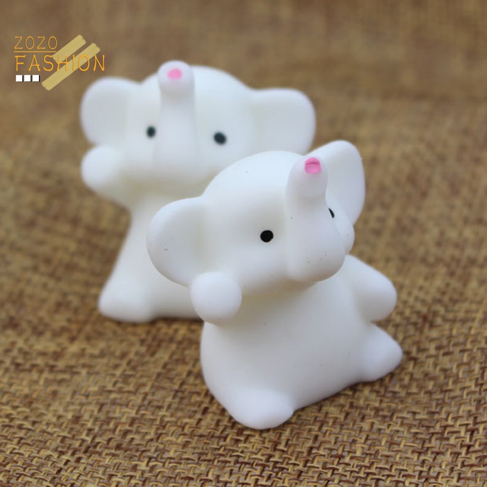 Đồ Chơi Nắn Bóp Đàn Hồi Giảm Stress Hình Chú Voi Dễ Thương
