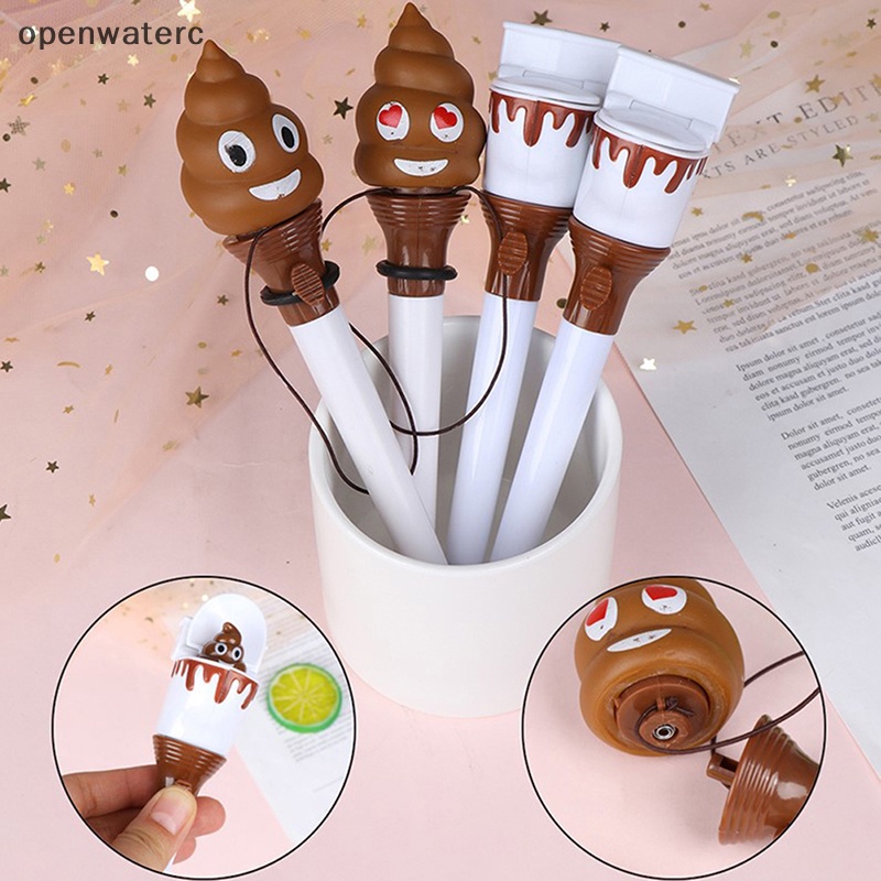 Bút Bi Mực Đen Ngòi 0.7mm Tạo Hình Toilet Dễ Thương