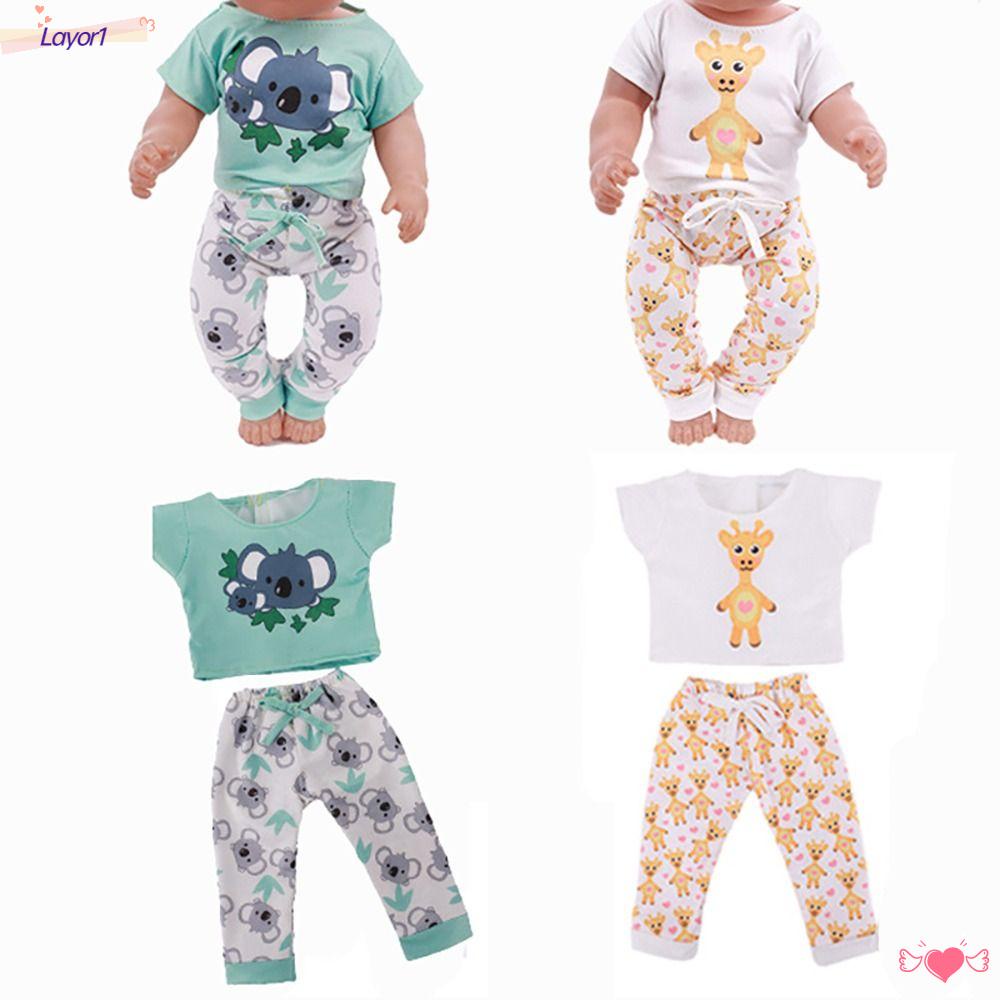Set 1 Bộ Đồ Ngủ 2 Món Thời Trang Cho Búp Bê Layor