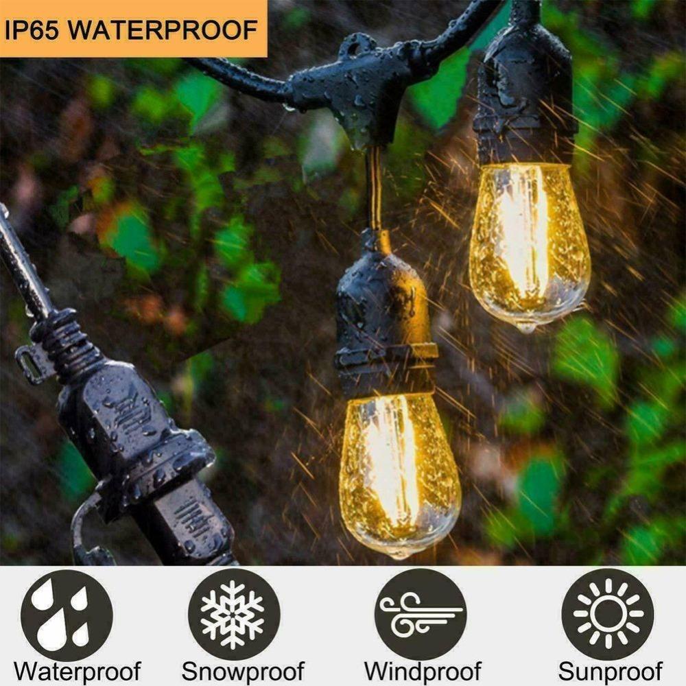 Dây Đèn Led S14 S15M / 10m / 15m Kiểu Retro Dùng Trang Trí