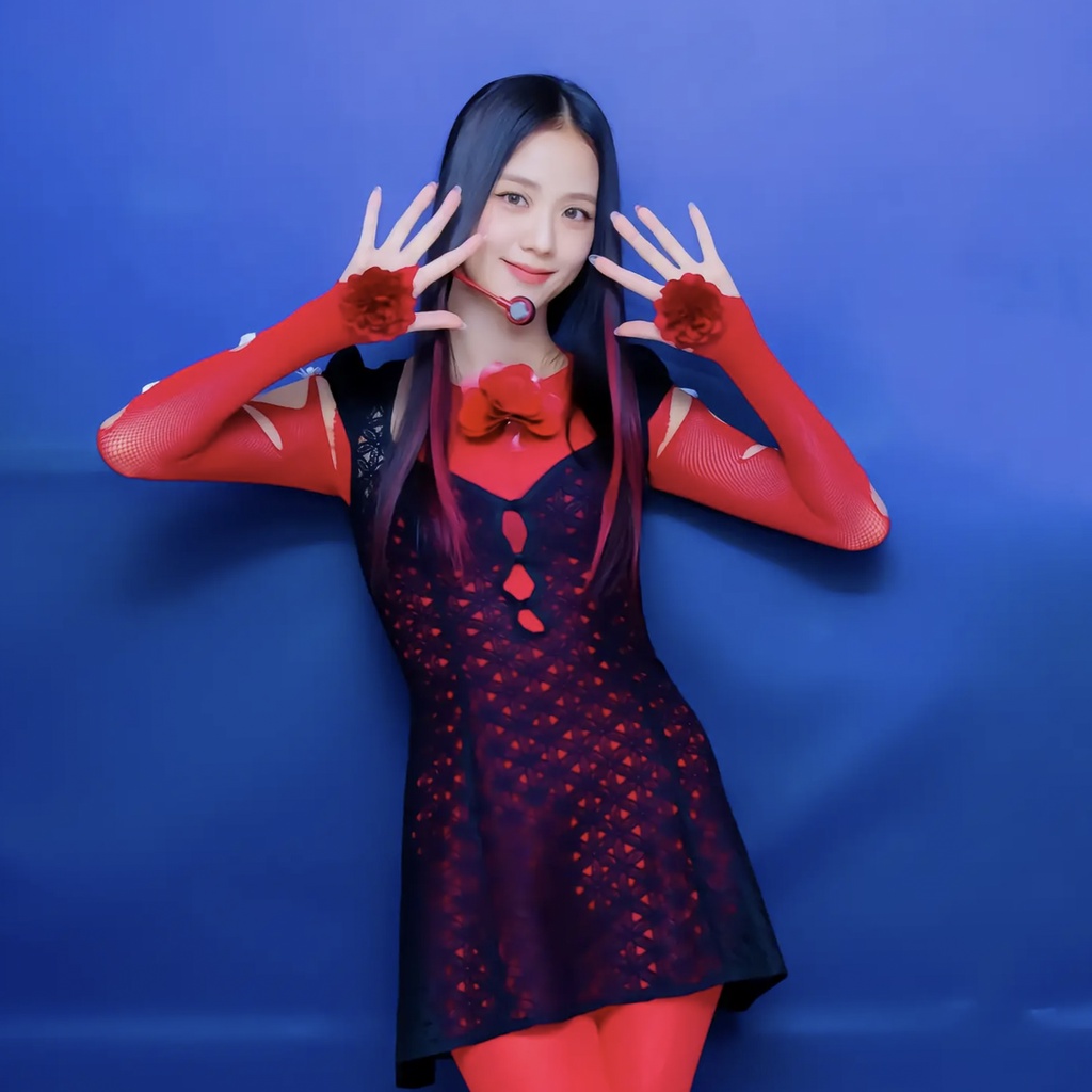 Nhẫn hoa BLACKPINK JISOO cùng kiểu K-POP ME FLOWER Nhảy