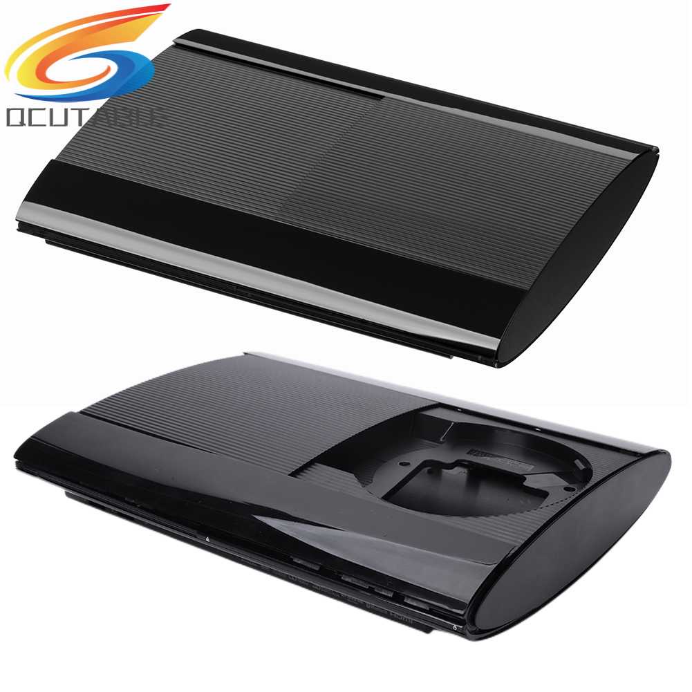 Bộ Vỏ Bọc Màu Đen Kèm Ốc Vít Cho Máy Chơi Game PS3 Super Slim 4K 4000