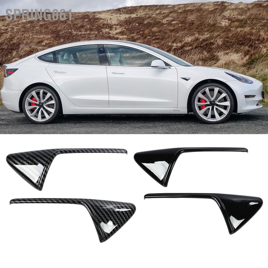 Spring061 2 chiếc Vỏ Camera Bên Đánh Dấu Bật Tín Hiệu Có Thay Thế cho Mẫu Tesla Model Y