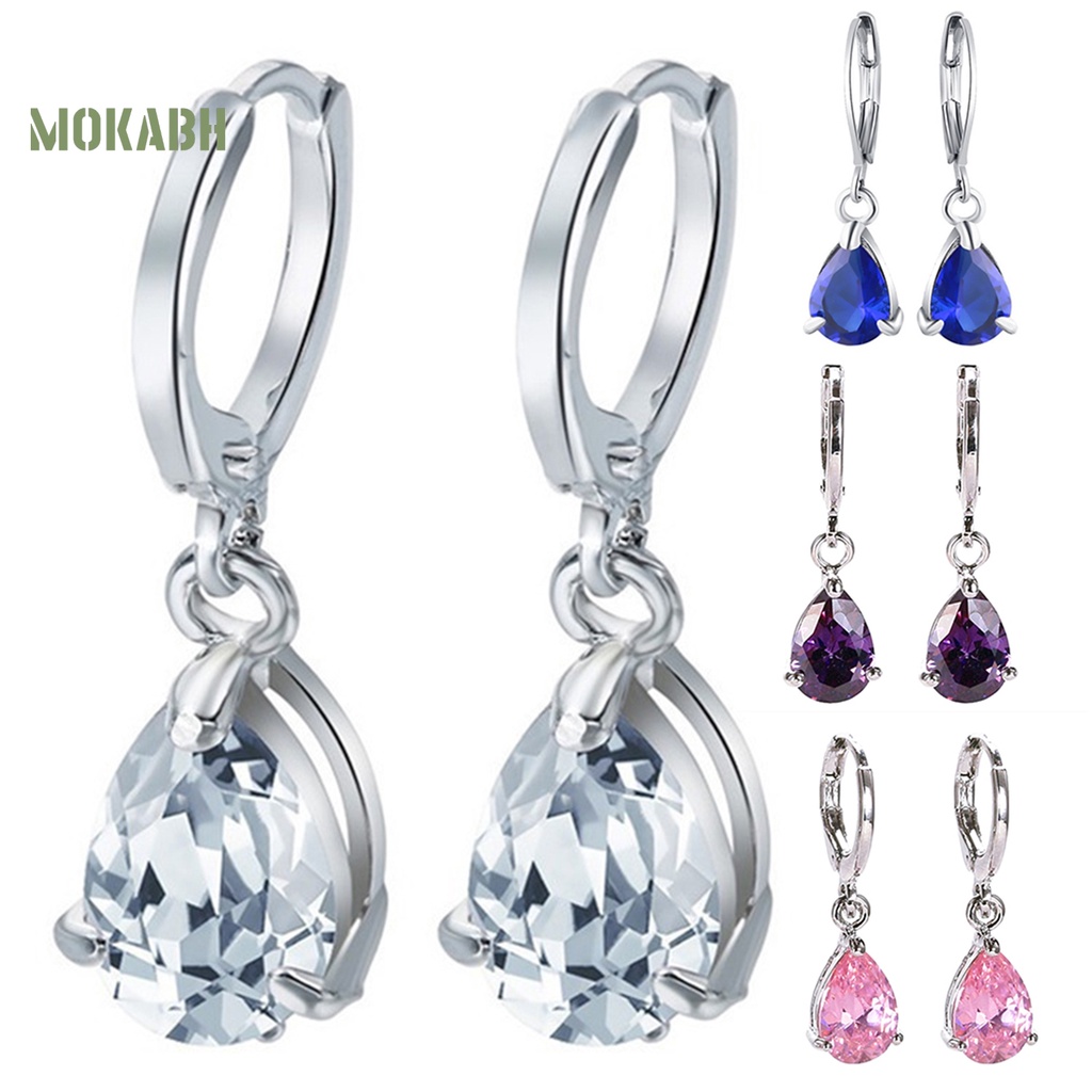 Bông Tai Hình Giọt Nước Thân Thiện Với Da Thanh Lịch