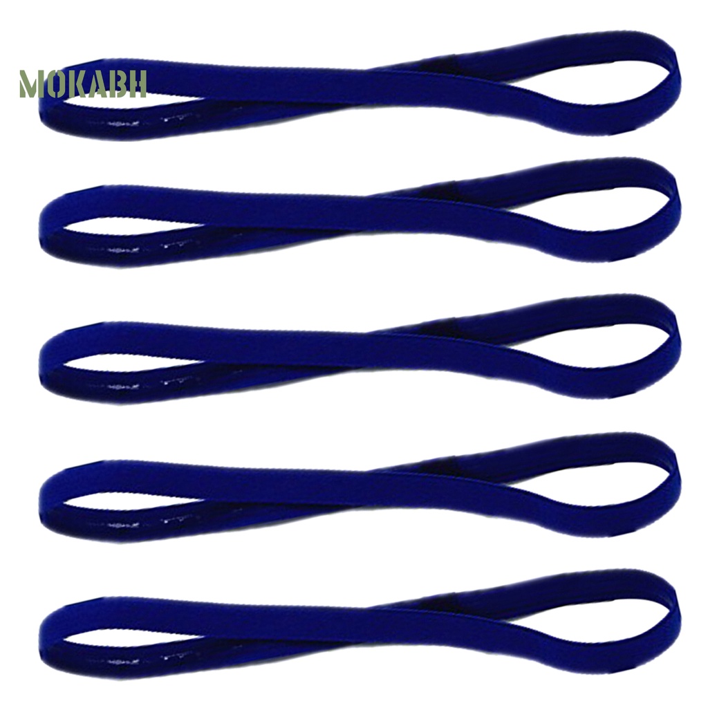 Set 5 Dây Cột Tóc Co Giãn Chống Trượt Màu Sắc Kẹo Ngọt Phong Cách Thể Thao