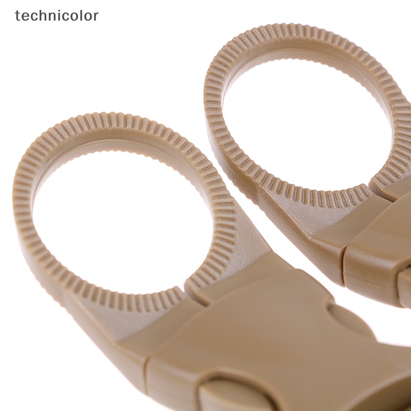 Set 2 Móc Treo Ba Lô / Chai Nước Công Nghệ Màu Trơn Có Khóa Cài Tygg