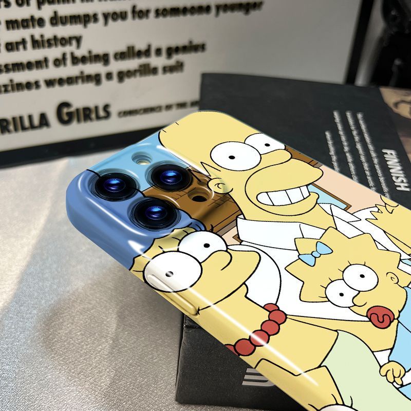 Ốp Điện Thoại Cứng Họa Tiết Simpson 11 / / YQH5 Cho Iphone14promax13 / 812 XR