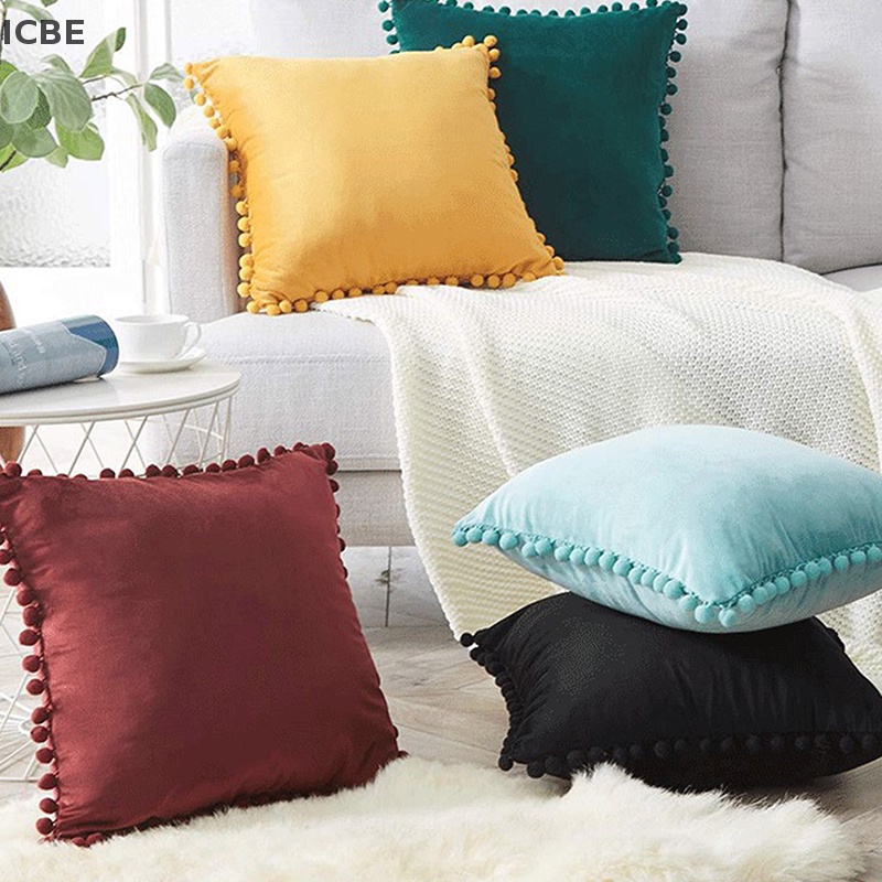 Áo Gối Nhung Mềm Mại Kích Thước 45 * 45cm