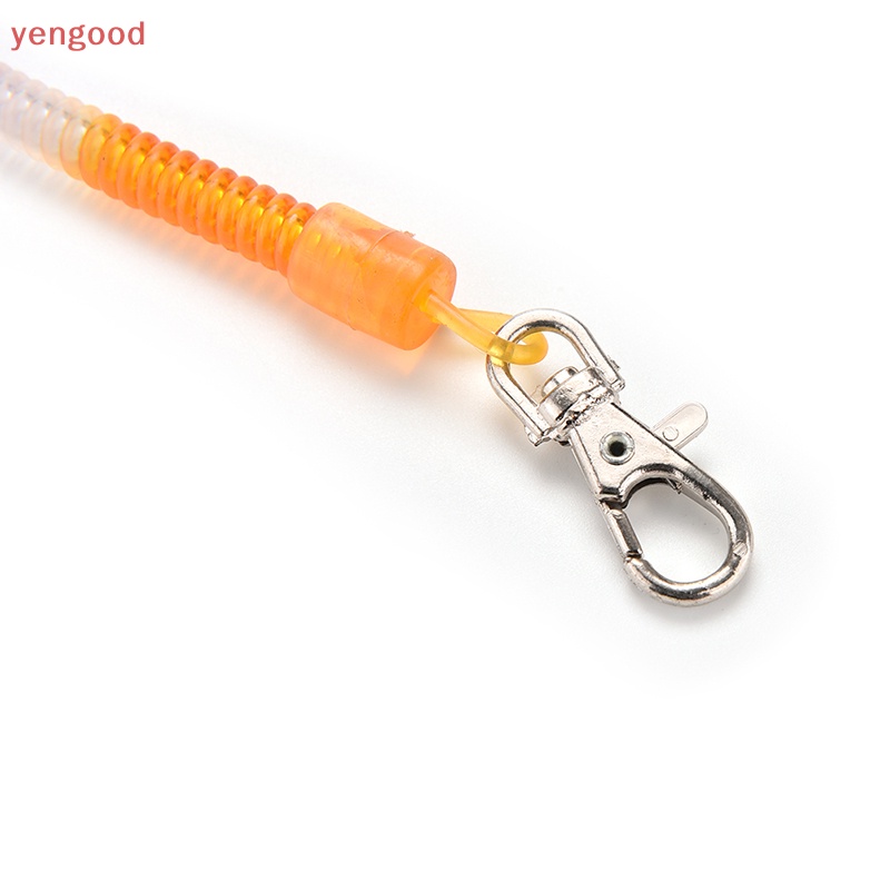 1 Vòng Xoắn Ốc Nhựa Chịu Lực - 1 Cái-Reychain-Keychain-Keychain-Keychain-Keyring - Co Giãn Có Thể Thu Vào