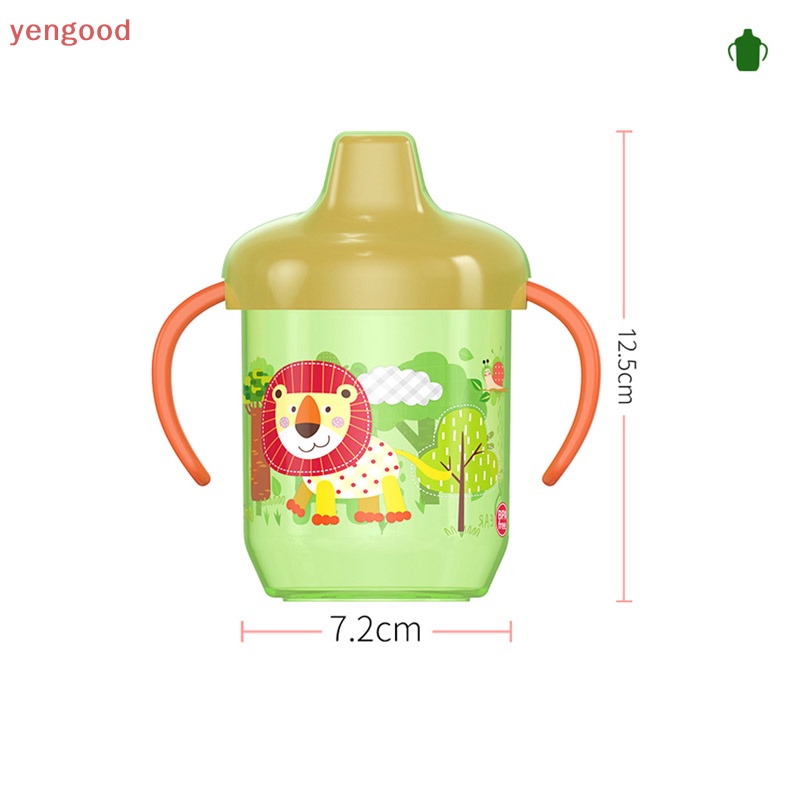 Cốc Uống Nước Có Nắp Lật Và Tay Cầm Chống Tràn Dành Cho Bé Sơ Sinh