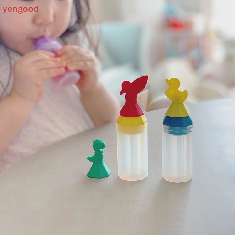 Bình Đựng Nước Sốt 20ML Mini Bằng Silicon Họa Tiết Hoạt Hình Dễ Thương Tiện Dụng Mang Theo