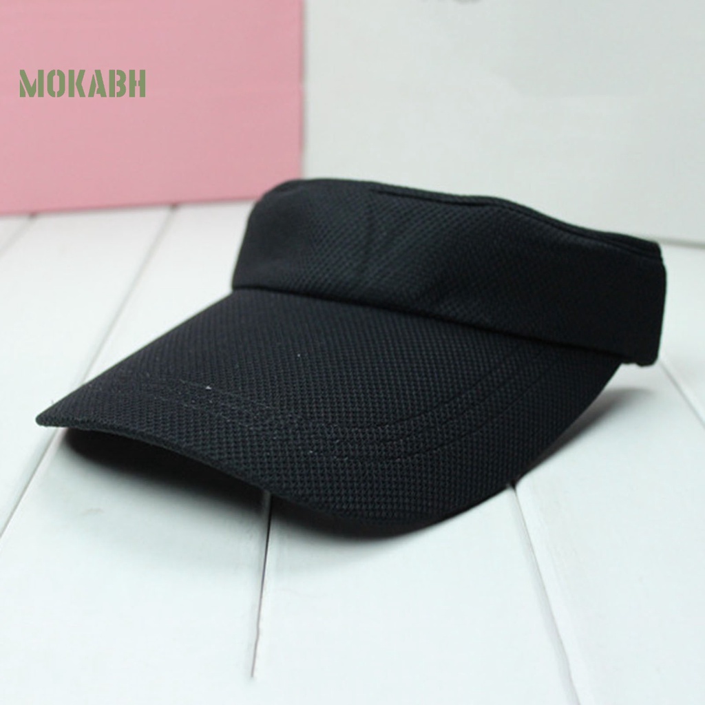 [Mok Abh] Mũ Lưỡi Trai Nửa Đầu Chống Nắng Không Chóp Thời Trang Cho Nam Và Nữ