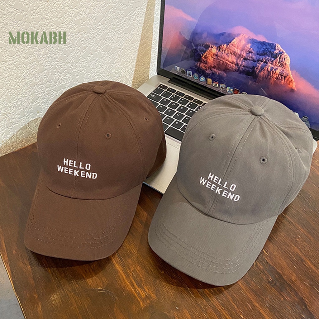 Mũ Lưỡi Trai Thêu Chữ Phong Cách Nhật Bản Thời Trang Xuân Hè Cho Nữ