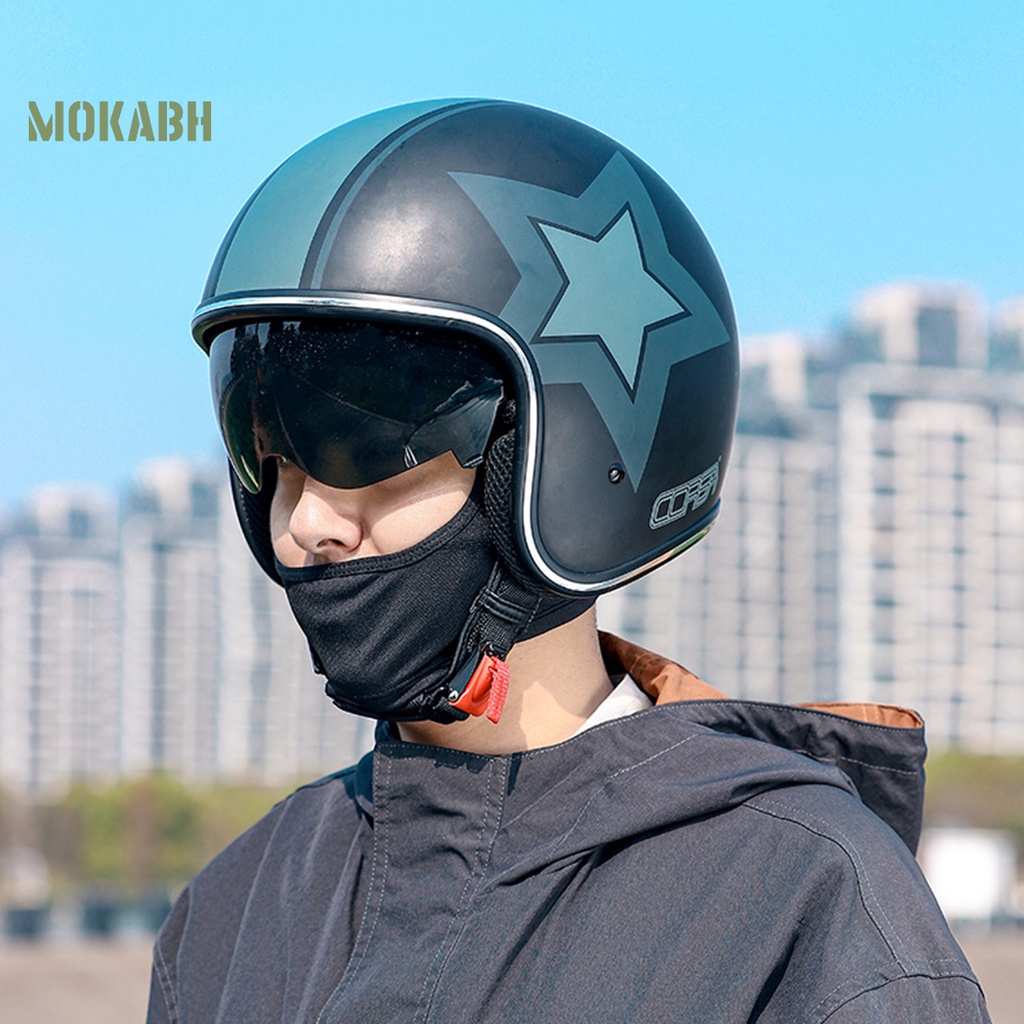[Mok Abh] Miếng Lót Mũ Bảo Hiểm Mềm Mại Co Giãn Tốt Nhanh Khô Thoáng Khí Bảo Vệ Mặt Và Mặt Cảm Ứng Thoải Mái Khi Đi Xe