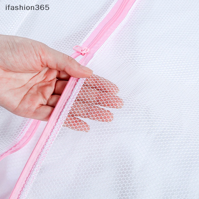 Túi Lưới Giặt Đồ Lót / Vớ Có Khóa Kéo 3 Kích Thước Tùy Chọn Tiện Dụng Thời Trang ifashion365