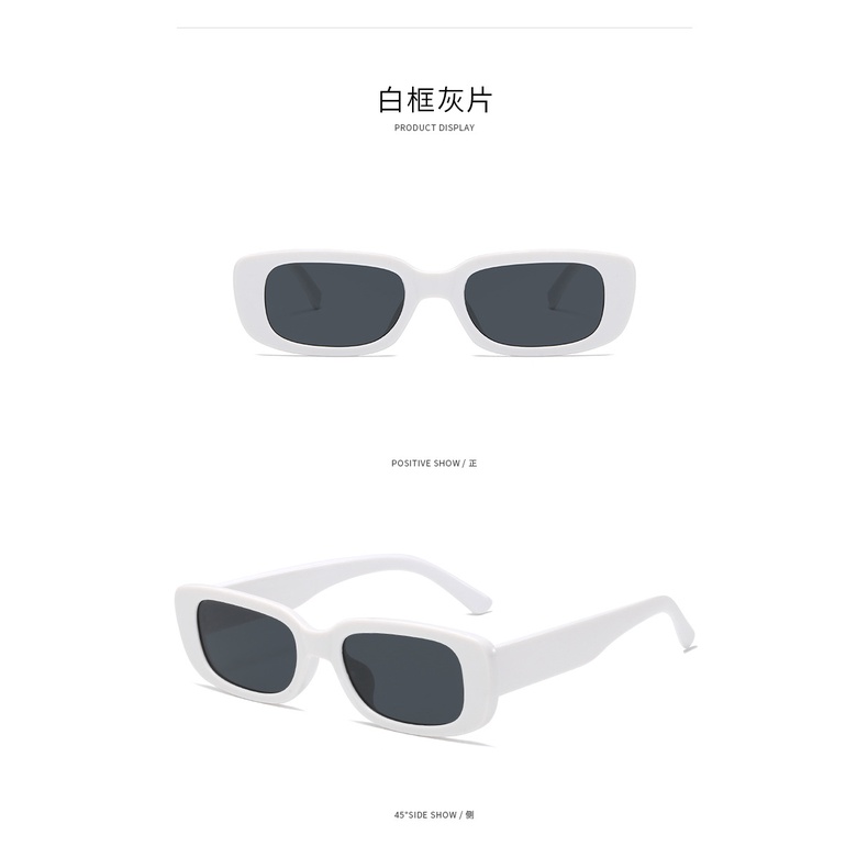 Kính Mát Gọng Vuông Nhỏ Phong Cách Âu Mỹ Thời Trang