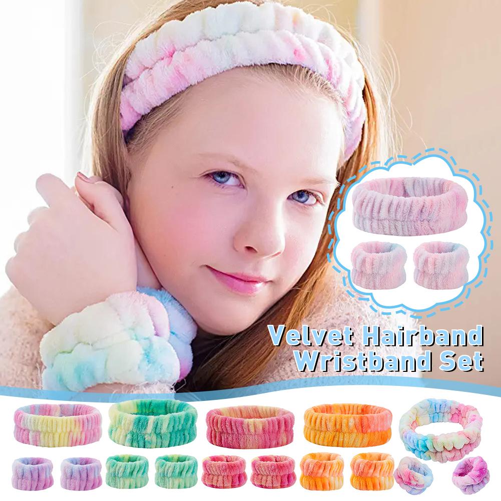 Băng Đô Vải Nhung Chống Trượt Rửa Mặt U8T4