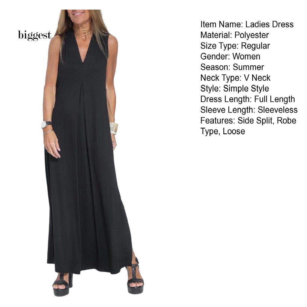 Đầm Sát Nách Cổ Chữ V Thời Trang Cho Nữ