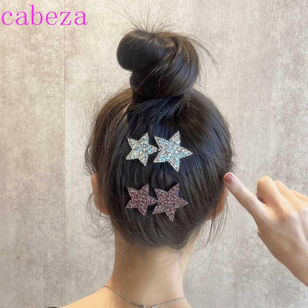 Kẹp Tóc Hình Ngôi Sao / Hình Học Dễ Thương Thời Trang Cho Nữ|Kẹp Bên Hông Hình Ngôi Sao Năm Cánh