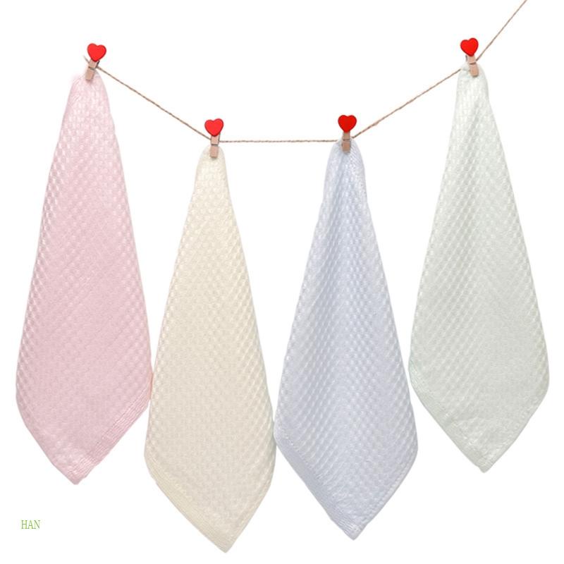 Han Khăn Lau Nước Bọt Hình Vuông Bằng Sợi Tre Hankies Hankerchief Nhỏ Gọn Dành Cho Người Lớn Tuổi Th