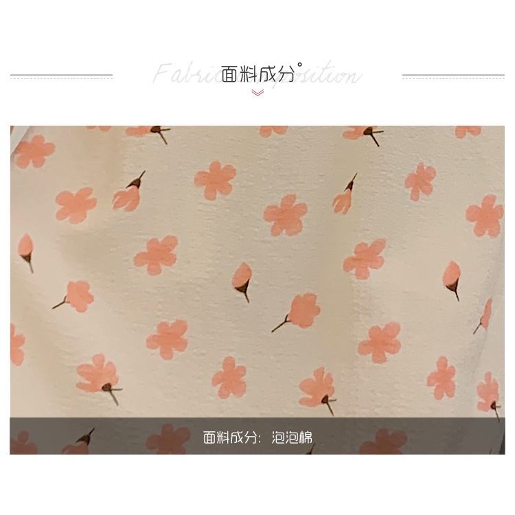 Đầm Ngủ Hai Dây Có Đệm Ngực Tháo Rời Được Bằng Vải Cotton Dệt Phong Cách Công Chúa Ngọt Ngào Dành Cho