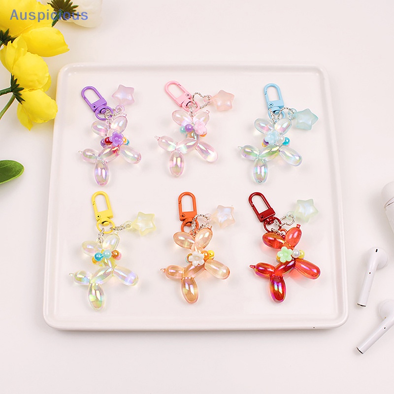 1 Móc Khóa Resin Hình Thú Cưng Hoạt Hình Nhiều Màu Sắc Dễ Thương Cho Cặp Đôi