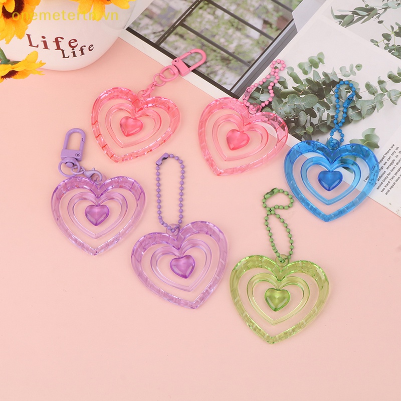 Onemetertn Móc Khóa Hình Trái Tim Thần Tượng Đáng Yêu Thời Trang Cho Cặp Đôi Diy