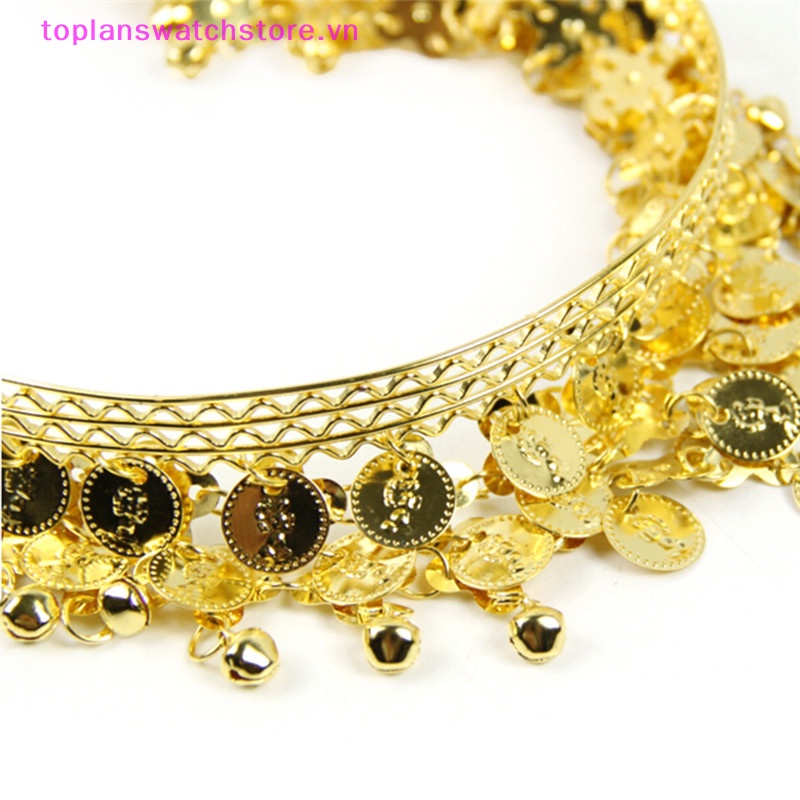 Băng Đô Đính Đồng Xu Lấp Lánh Phụ Kiện Múa Bụng Cho Nữ