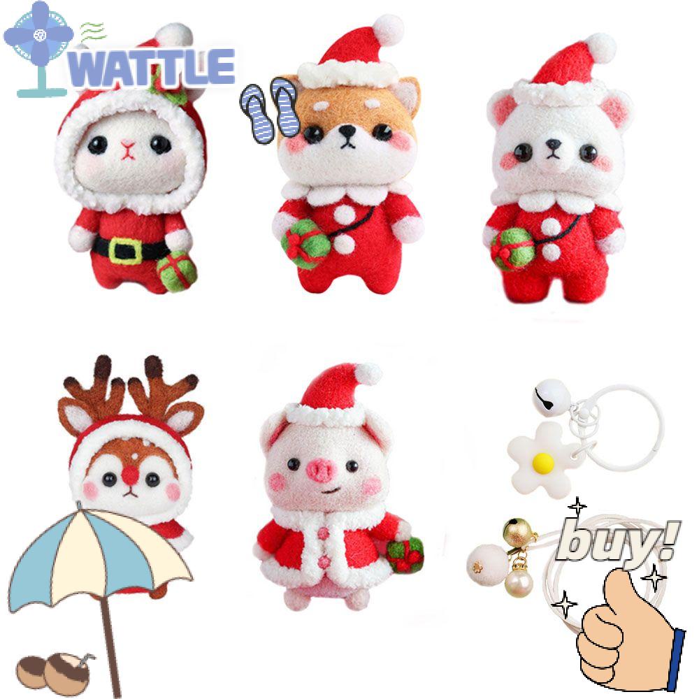 Móc Khóa Hình Cây Thông Bằng Len Dễ Thương Cho Người Mới Bắt Đầu