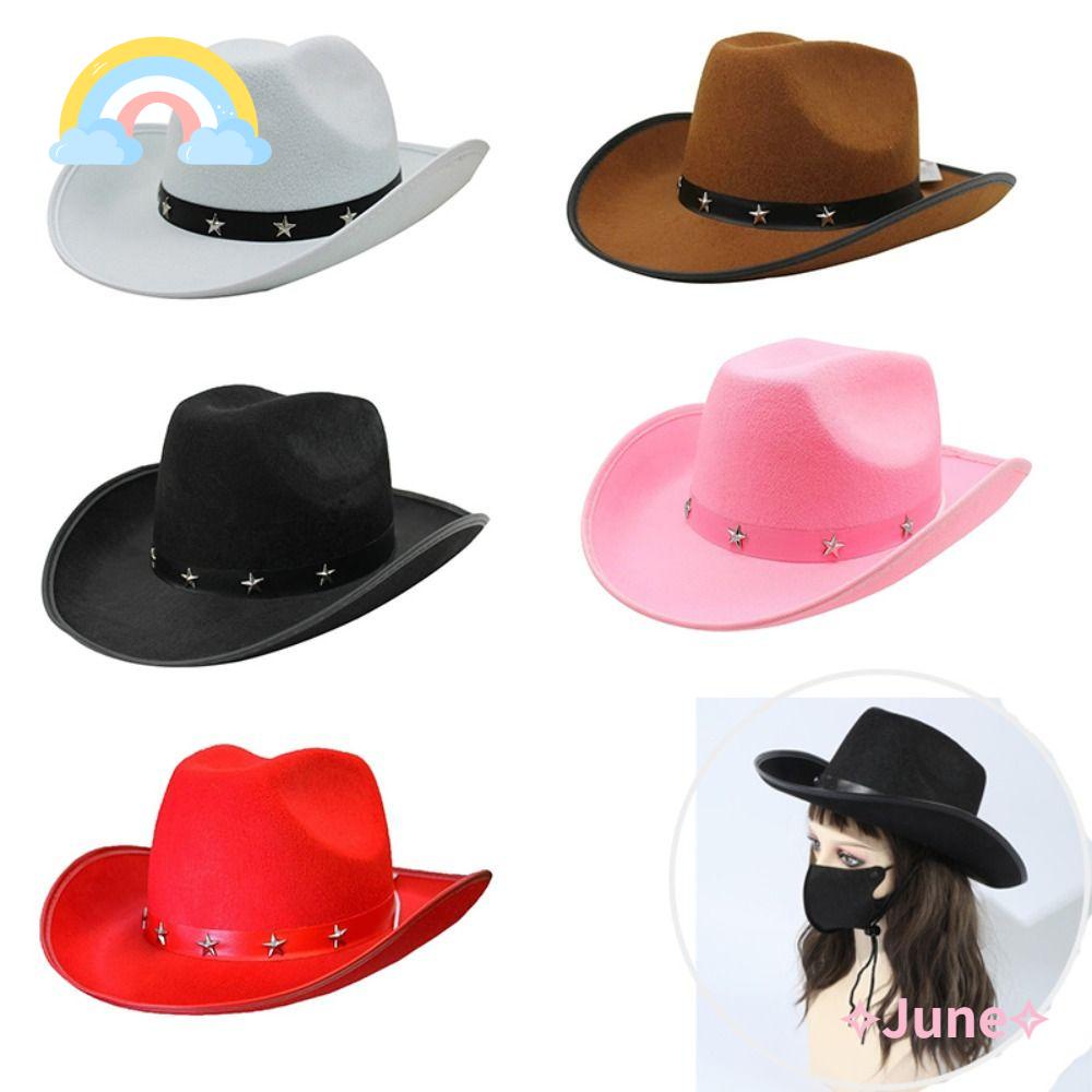 Mũ Fedora Vải Nỉ Vành Rộng Kiểu Cao Bồi Dễ Thương