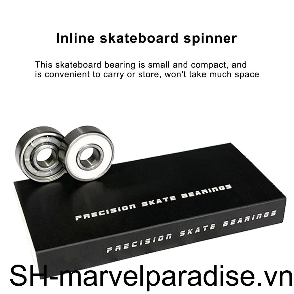 Set 8 Vòng Bi Dài Bằng Thép Carbon Cao Cấp Chuyên Dụng Cho Ván Trượt