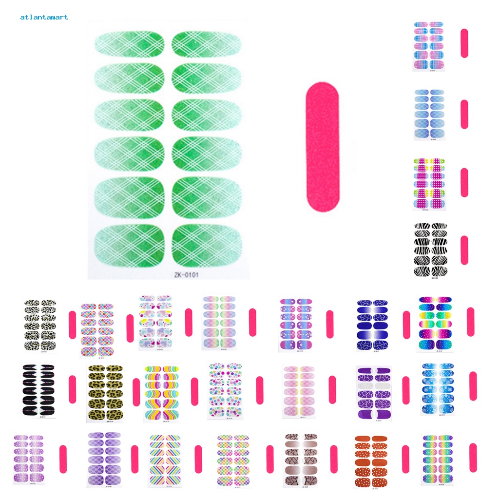 Túi Đựng Đồ Dùng Cao Cấp Tiện Dụng| 1 Bộ Miếng Dán Móng Tay Tự Dính Siêu Mỏng Chống Nước Dễ Sử Dụng