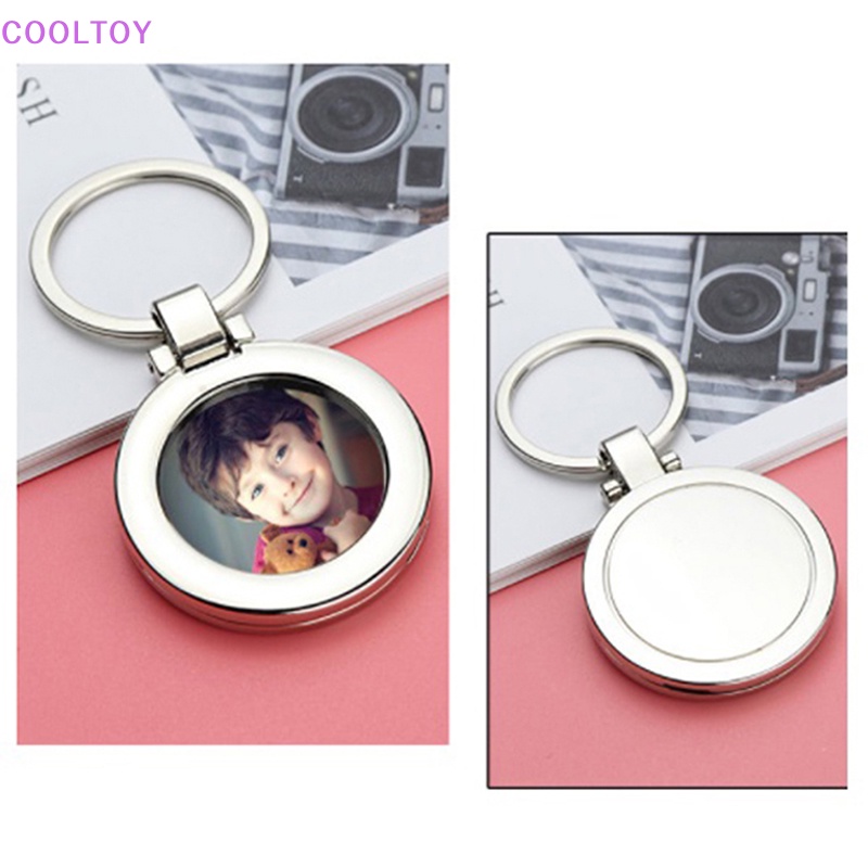 Móc Khóa Khung Ảnh Kim Loại Rỗng Sáng Tạo Cá Tính