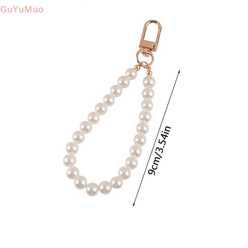 [cxGUYU] Móc Khóa Chuỗi Hạt Ngọc Trai Kết Nối Bluetooth / Tai Nghe / Túi Xách PRTA Cho Nữ