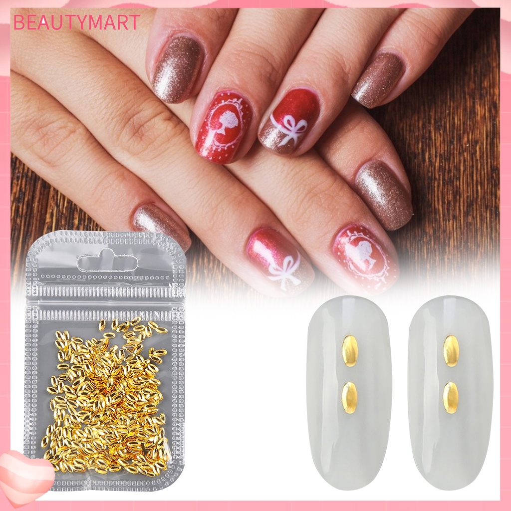 Gói 500 Đinh Tán Kim Loại Trang Trí Móng Tay Thời Trang