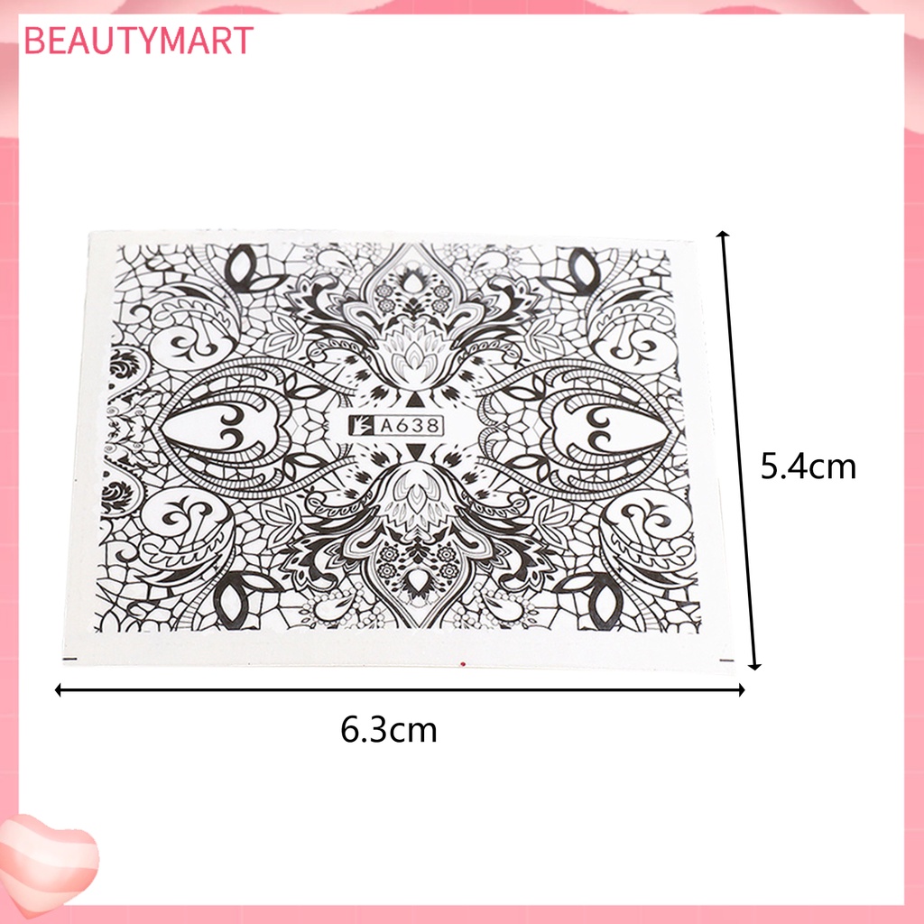 Set 24 Miếng Dán Trang Trí Móng Tay Nhiều Màu Sắc DIY Dành Cho Nữ