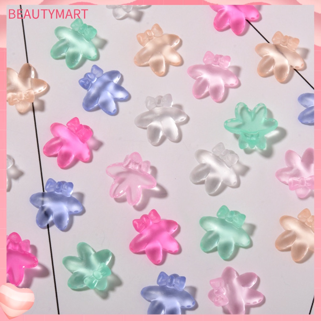 Set 20 Phụ Kiện Trang Trí Móng Tay Trong Suốt Họa Tiết Hoạt Hình Dễ Thương