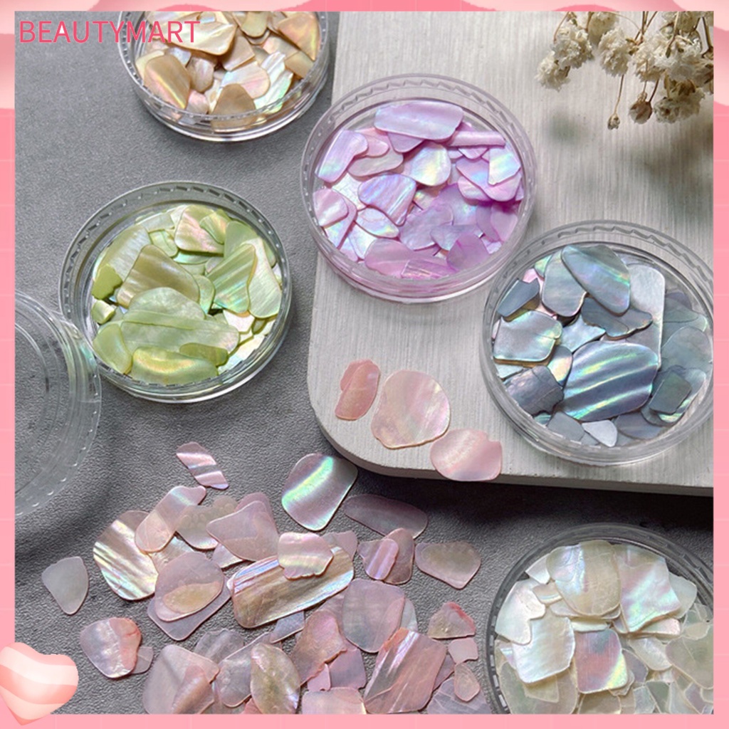 1 Hộp Vỏ Sò Siêu Mỏng Màu Kẹo Trang Trí Móng Tay Không Phai Cho Nữ
