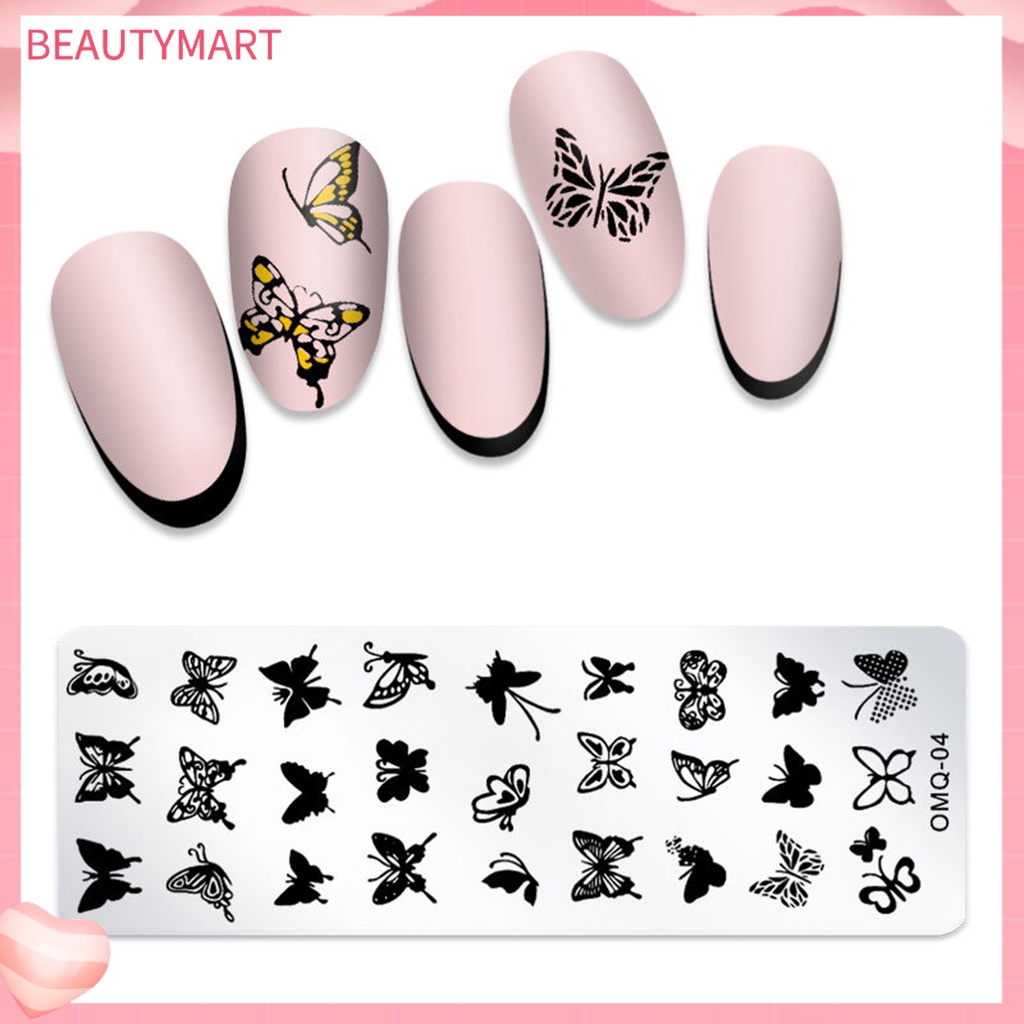 Khuôn Trang Trí Móng Tay Bằng Thép Không Gỉ Họa Tiết Bông Tuyết Giáng Sinh DIY Dành Cho Nữ