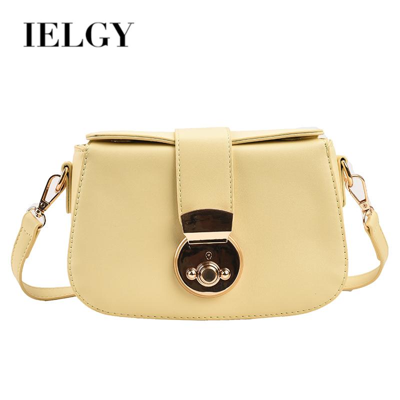 Túi Đeo Vai Nắp Lật Có Khóa Kiểu Yên Ngựa retro Đơn Giản Cho Nữ