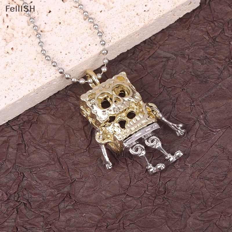 Vòng Cổ Mặt Vuông Phong Cách Hip Hop Rock Punk Cổ Điển Mẫu Mới Dành Cho Nam Và Nữ 439br